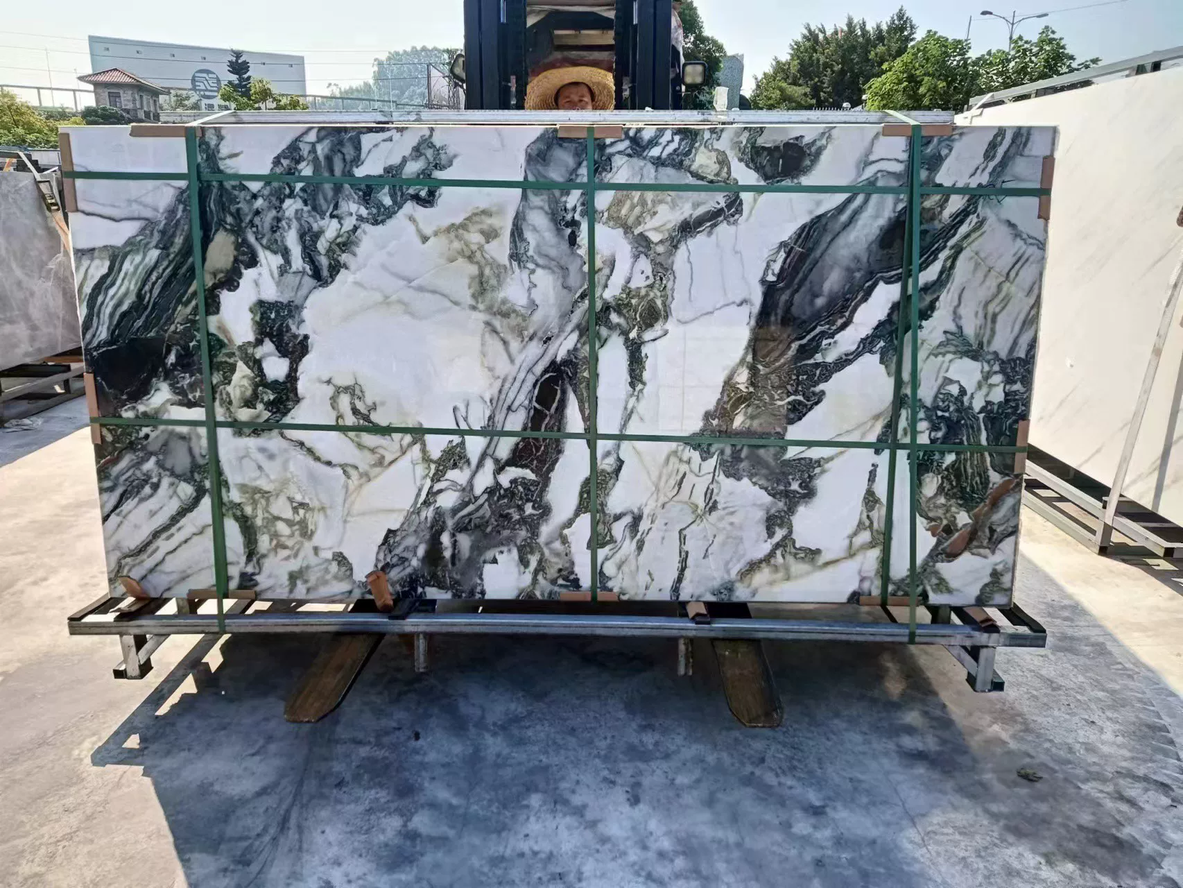 Sintered stone slab 1200x2400x9mm stock view