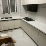 Quartz stone countertop panel view 2