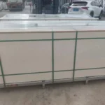 Cream grey porcelain slab 800x2600x9 mm velvet gloss