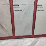 800x1350mm grey marble-look porcelain tile