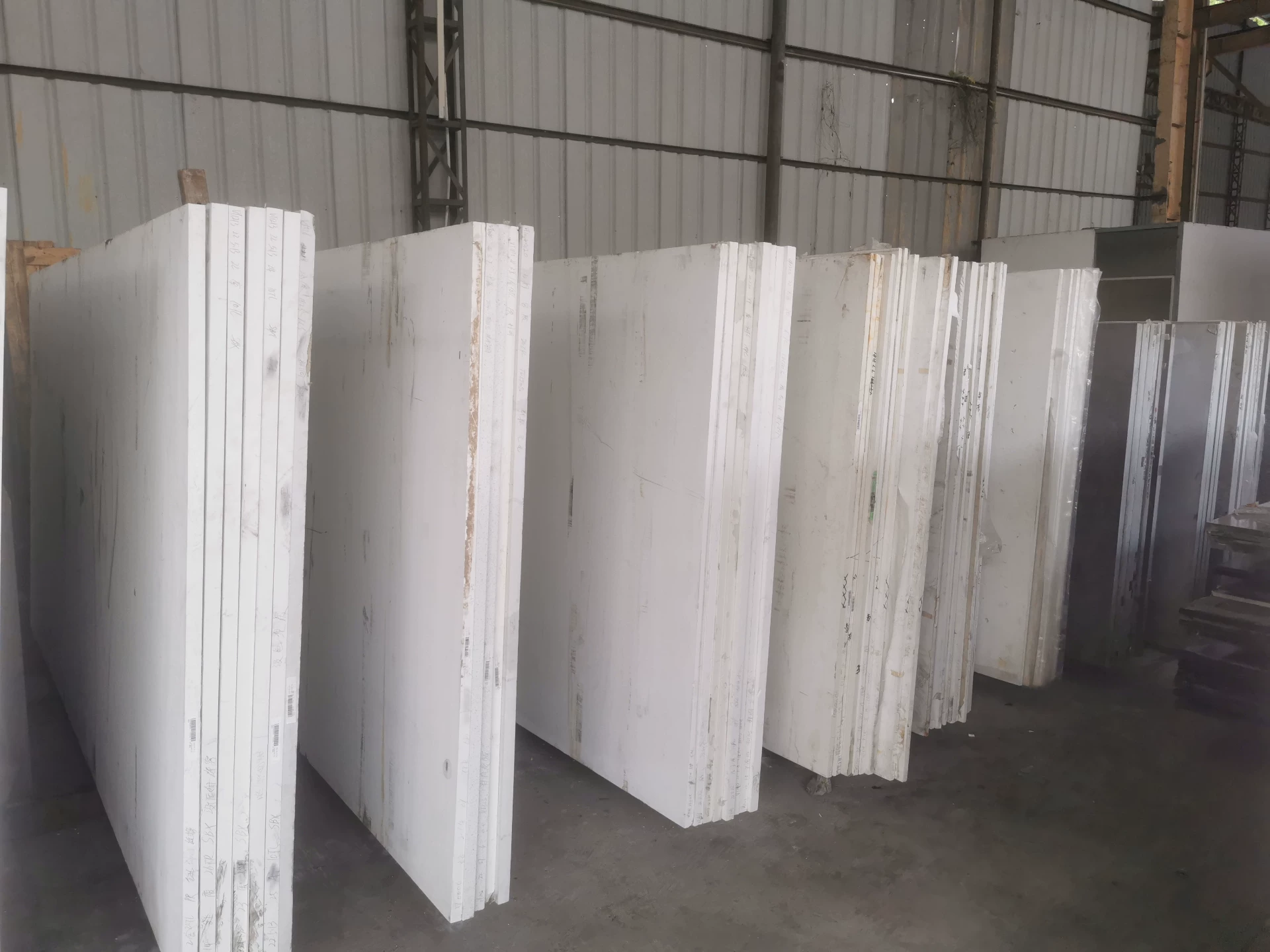Quartz stone slab pattern sample 7