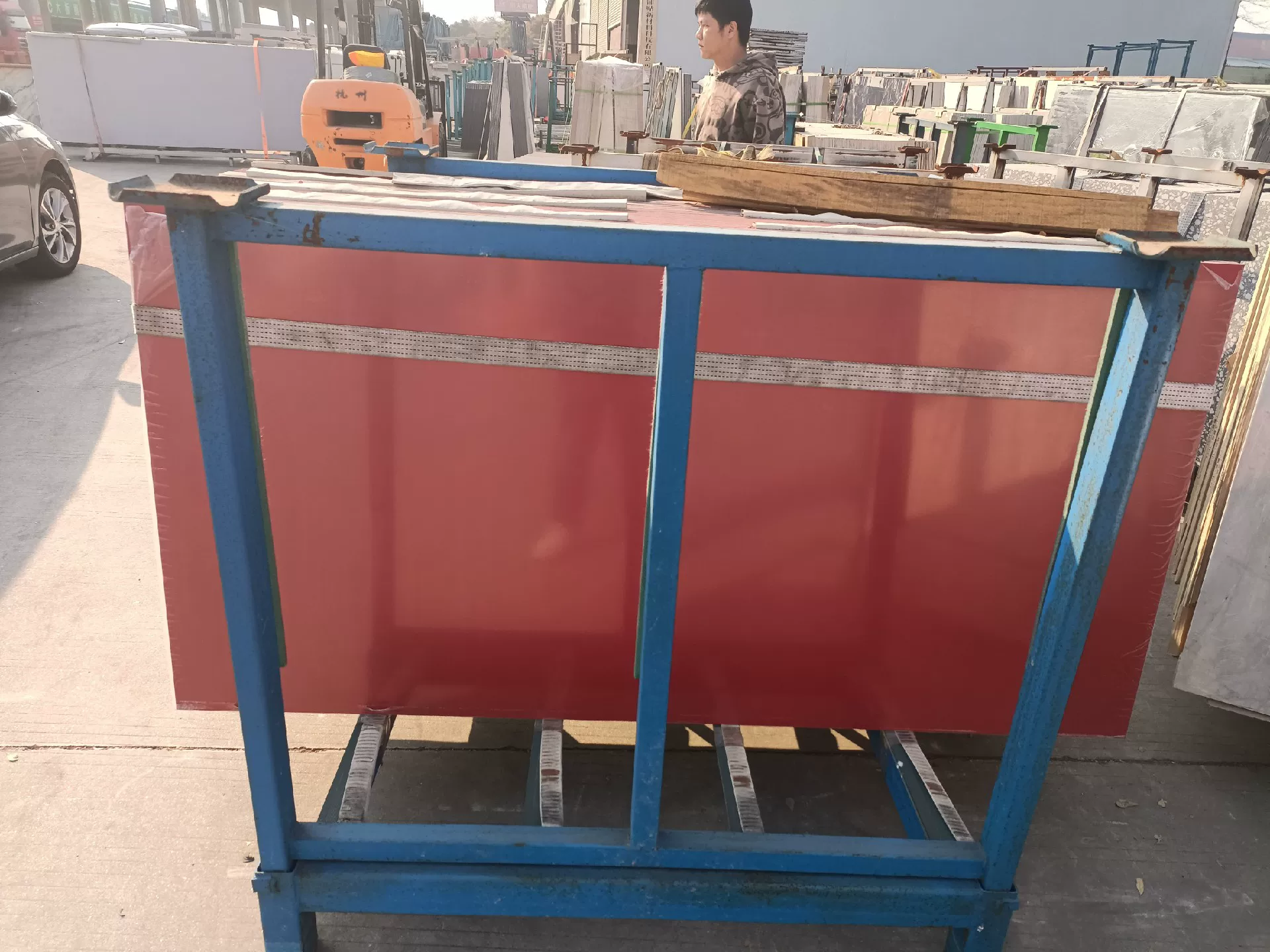 Slab label or packaging reference