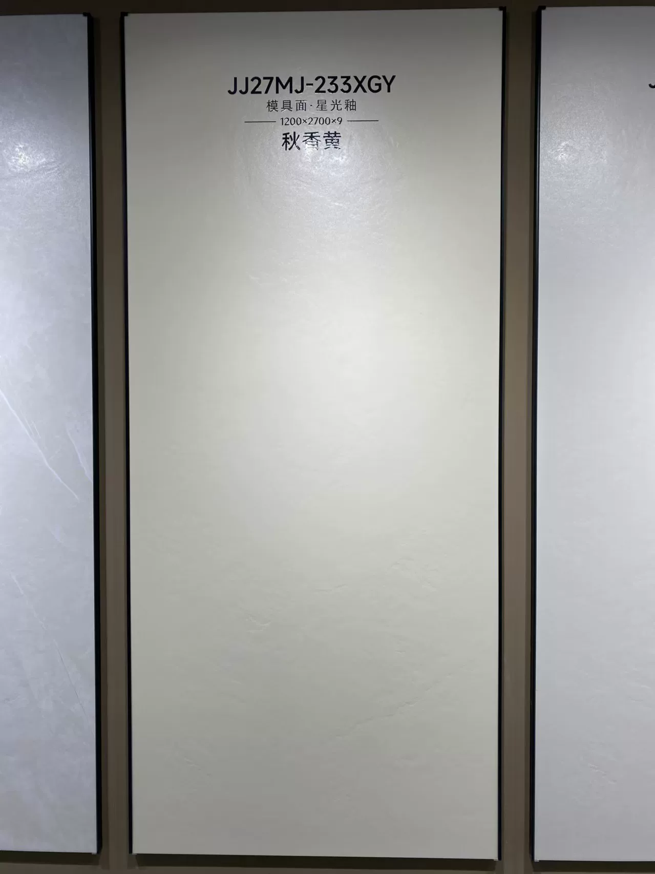 Porcelain slab 1200x2700x9mm moulded surface view 4
