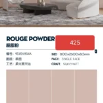 800x2600x9mm pure white sintered stone slab matte finish
