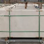 Sintered stone slab edge view