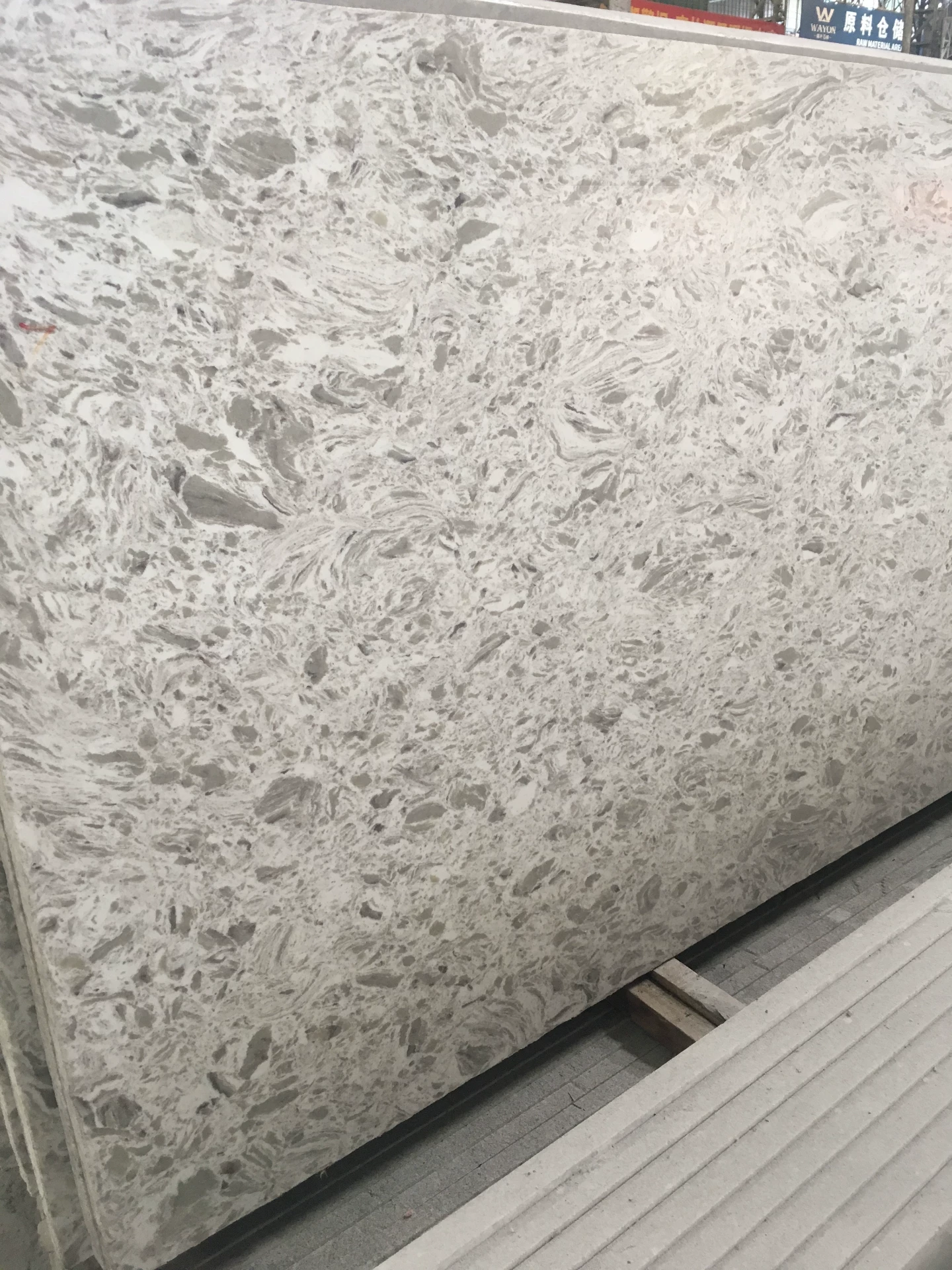Quartz stone slab stock lot 2800x700x20mm