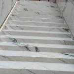 Sintered stone staircase fabrication example 7