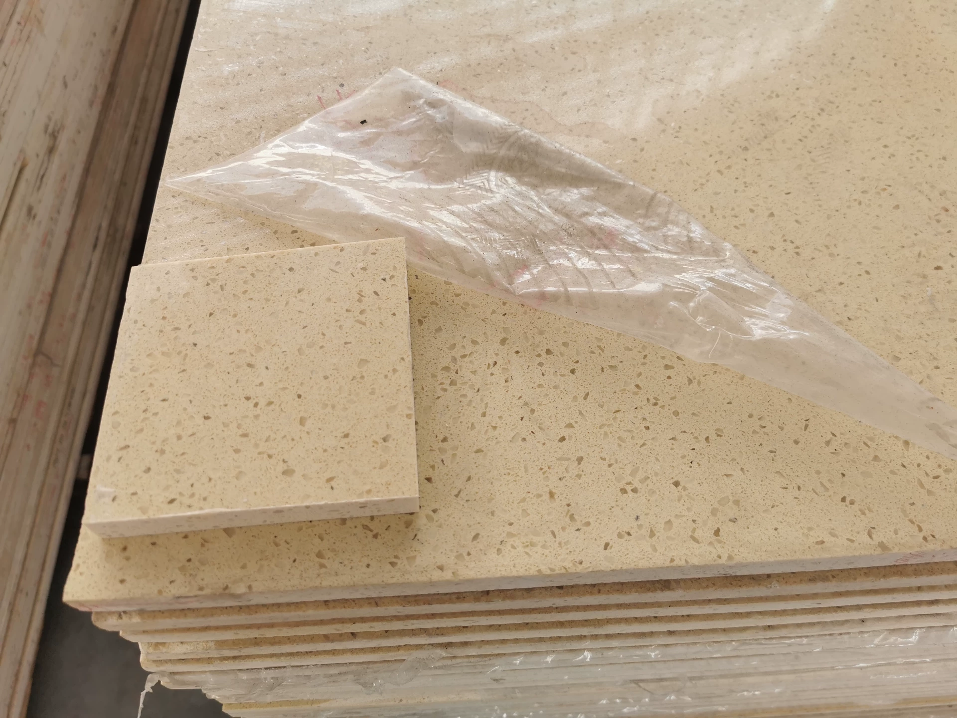 Quartz stone slab lot