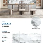 White sintered stone slab packaging or rack