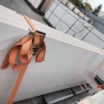 Sintered stone slab packaging or handling reference