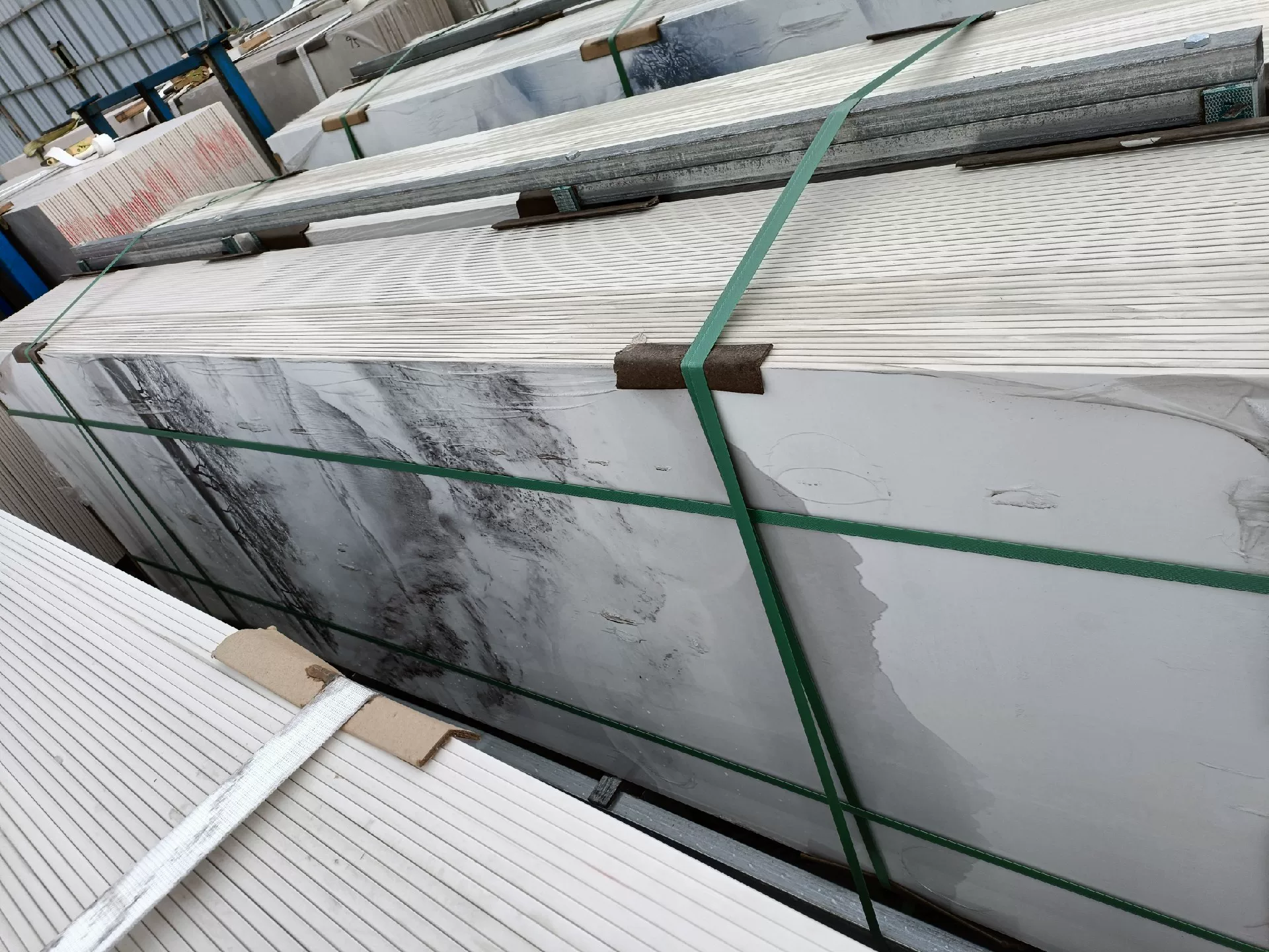 OCEANO sintered stone slab 800x2600mm landscape pattern stock lot