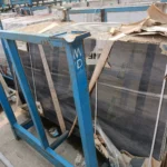 Sintered stone slab stock view