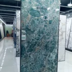 Amazon Green sintered stone slab, 1200x2400x9 mm