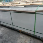 Pure white sintered stone slab, 800x2600mm, matte or glossy finish