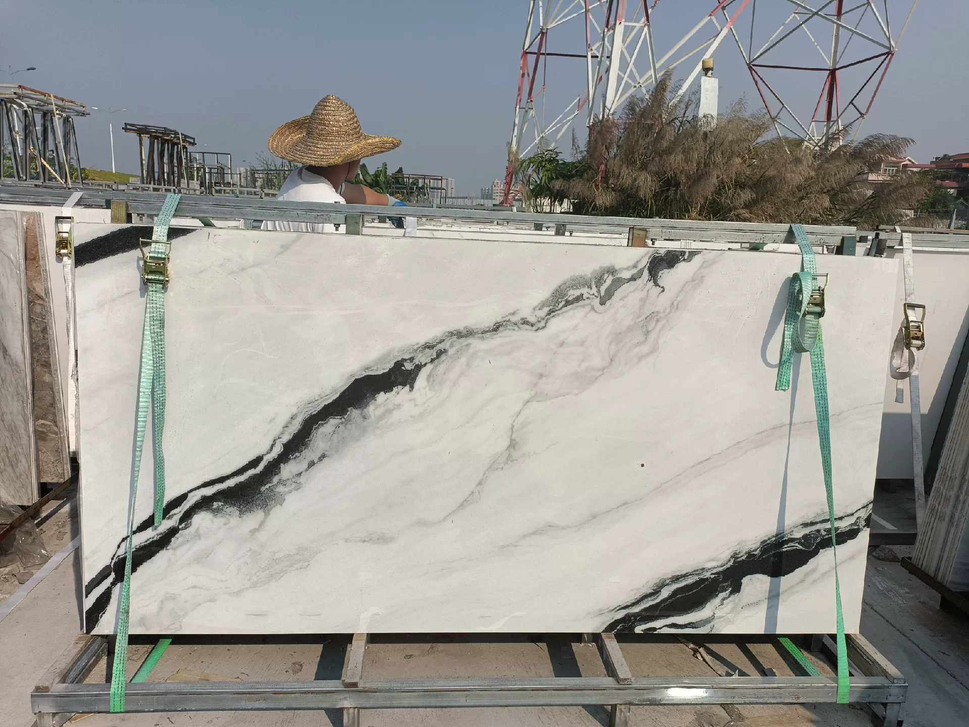 Sintered stone slab stock lot 1200x2400x9mm