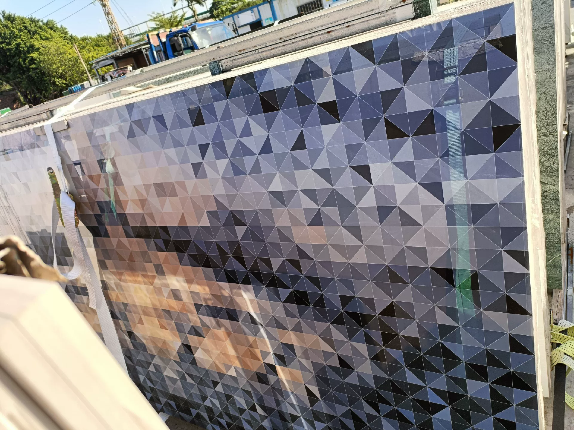 1200x2400x9mm sintered stone slab, luxury stone look