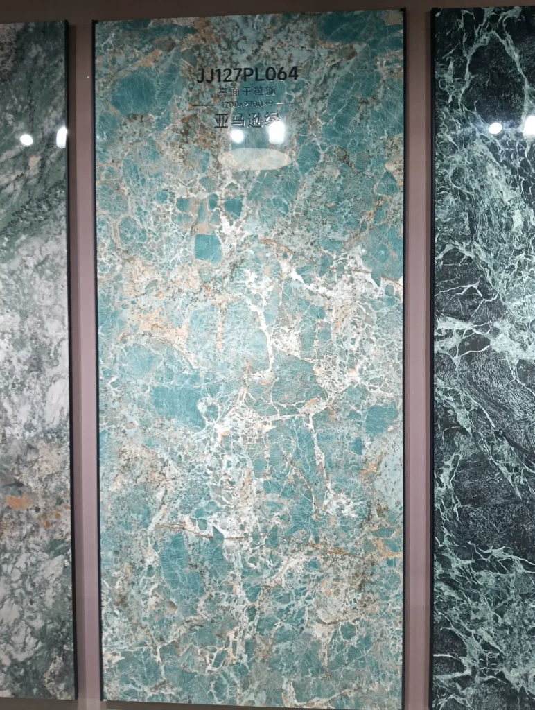 Glossy sintered stone slab sample 1