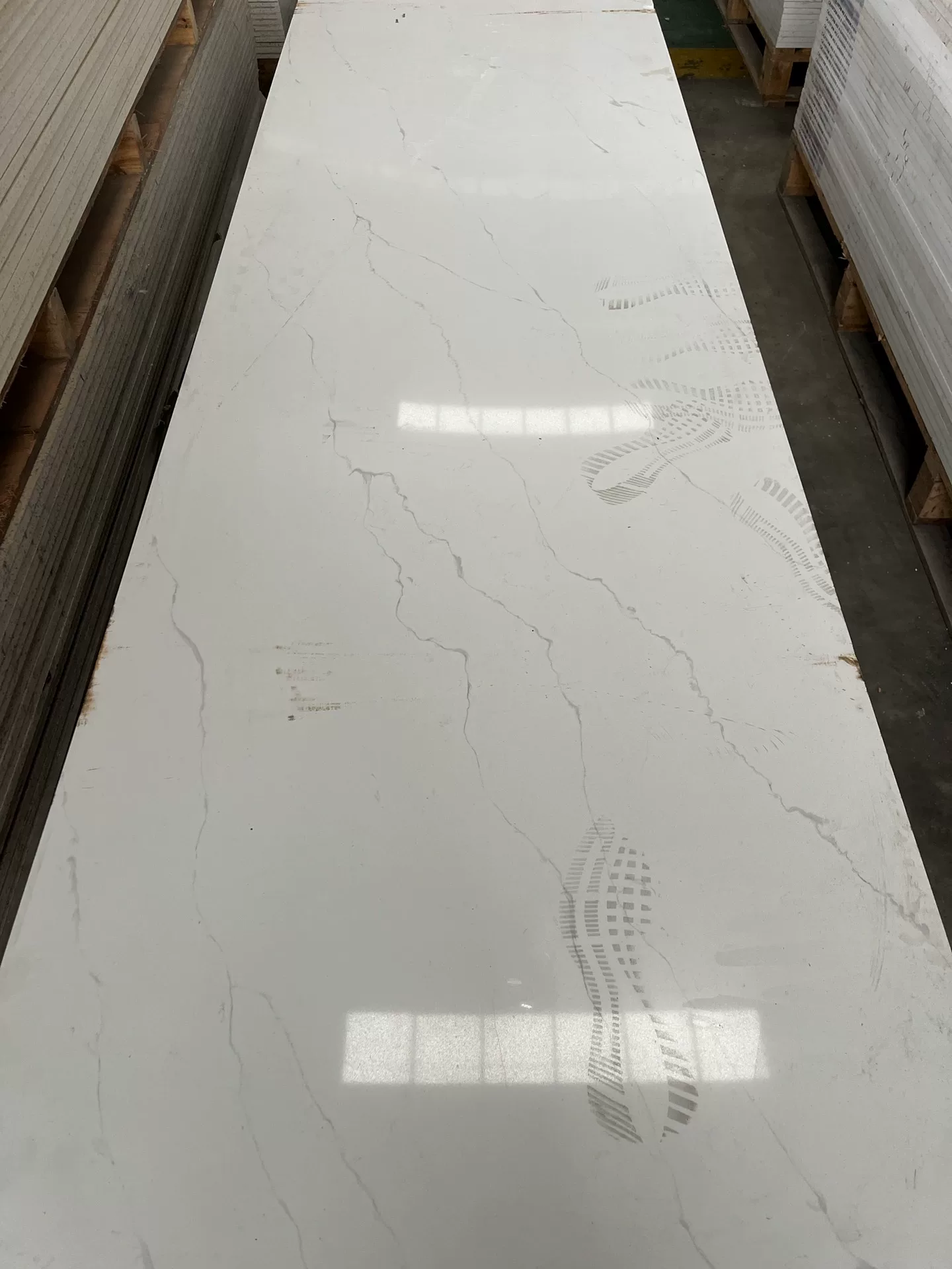 Quartz stone slab stock lot