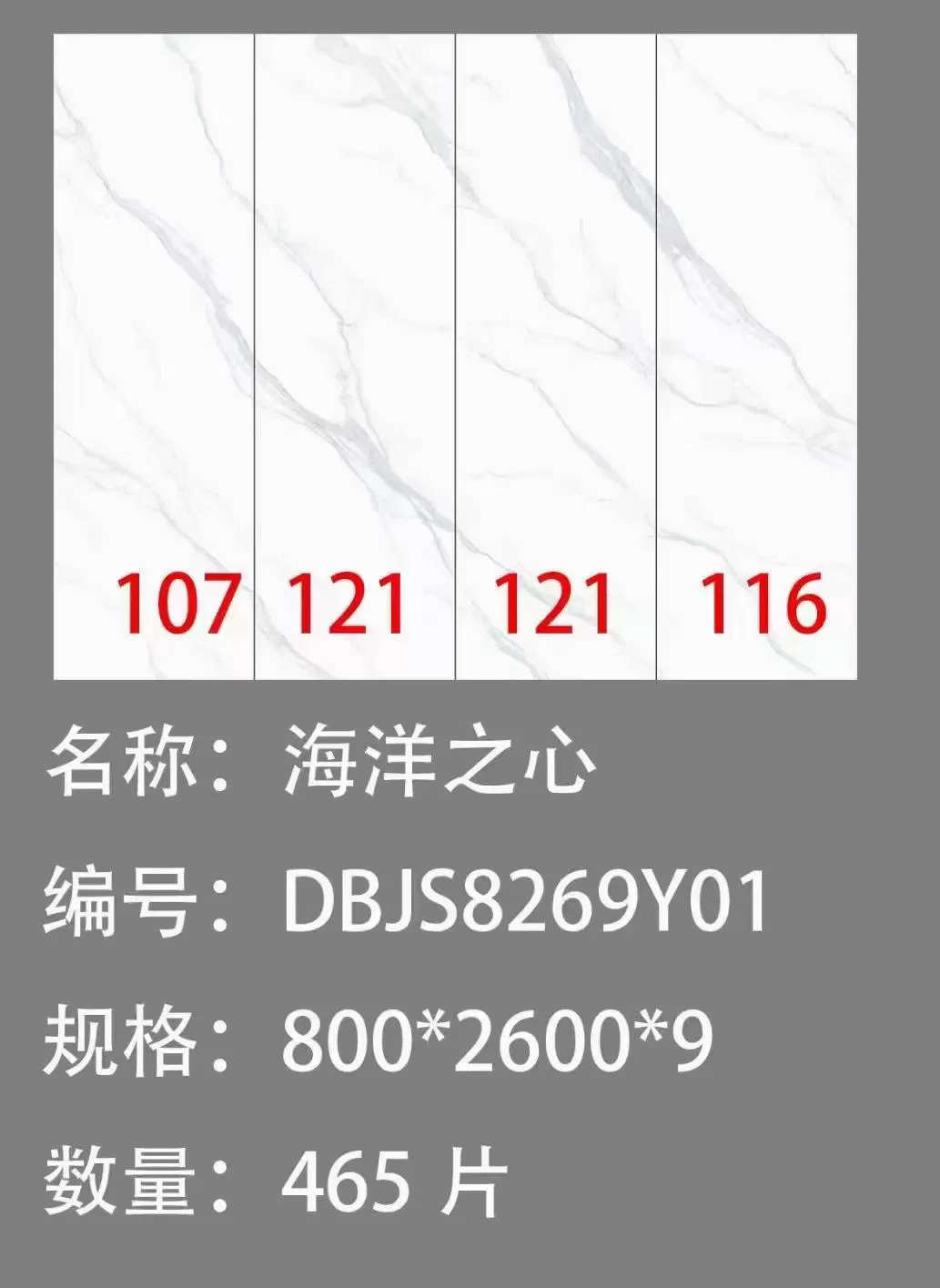 Sintered stone slab sample 1