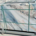 Pure white sintered stone slab, matte or glossy finish