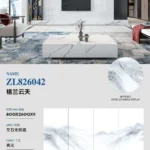 Glossy sintered stone slab 800x2600mm stock lot