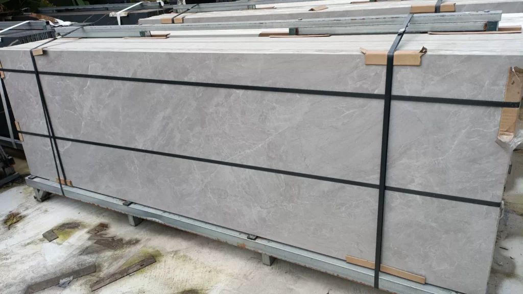 Sintered stone slab 800x2600x9mm Cloud Grey