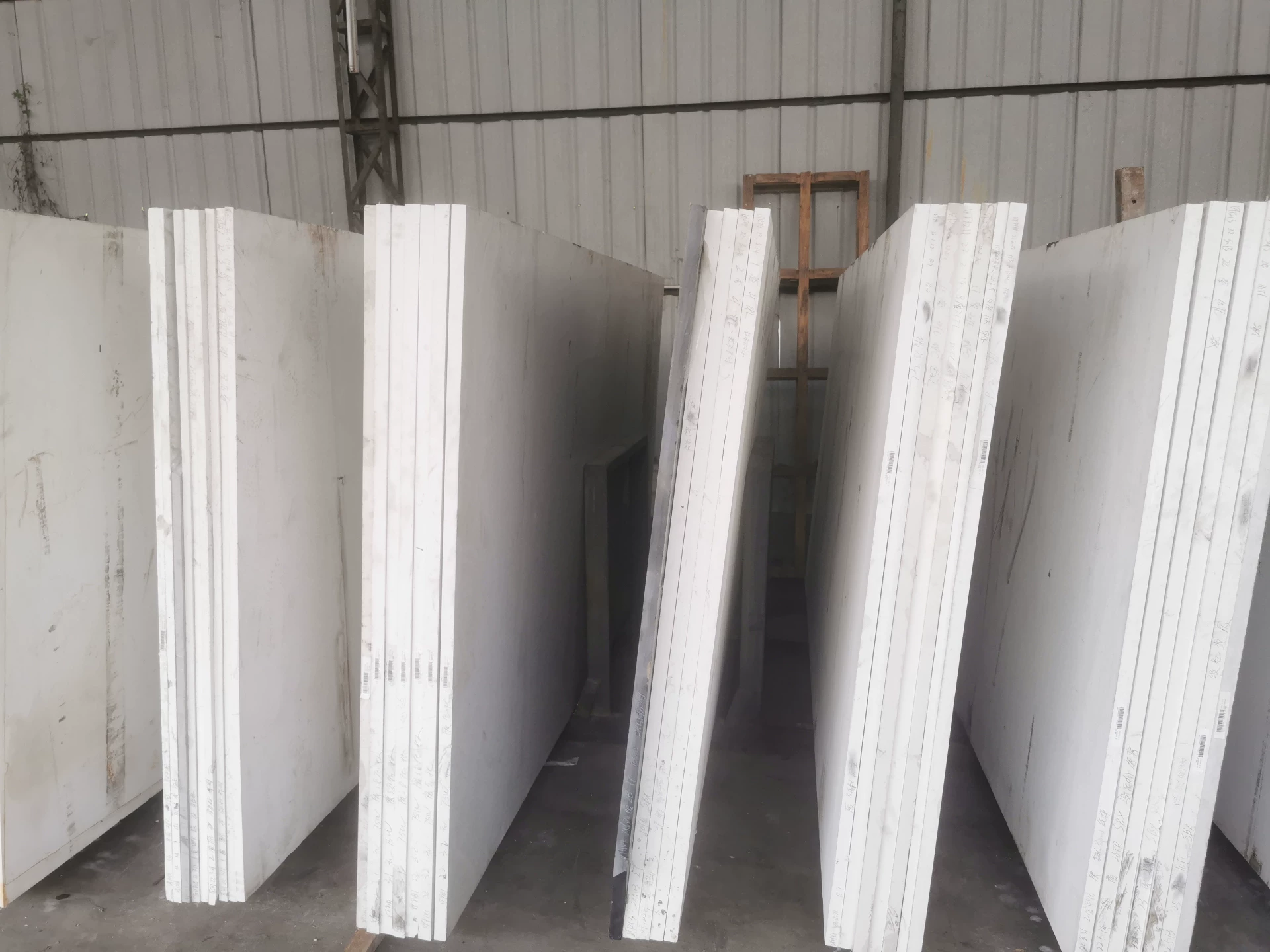 Quartz stone slab pattern sample 8