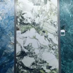Amazon Green sintered stone slab, 1200x2400x9 mm