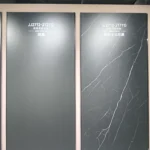 Sintered stone slab sample - matte finish