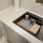 Quartz stone countertop panel