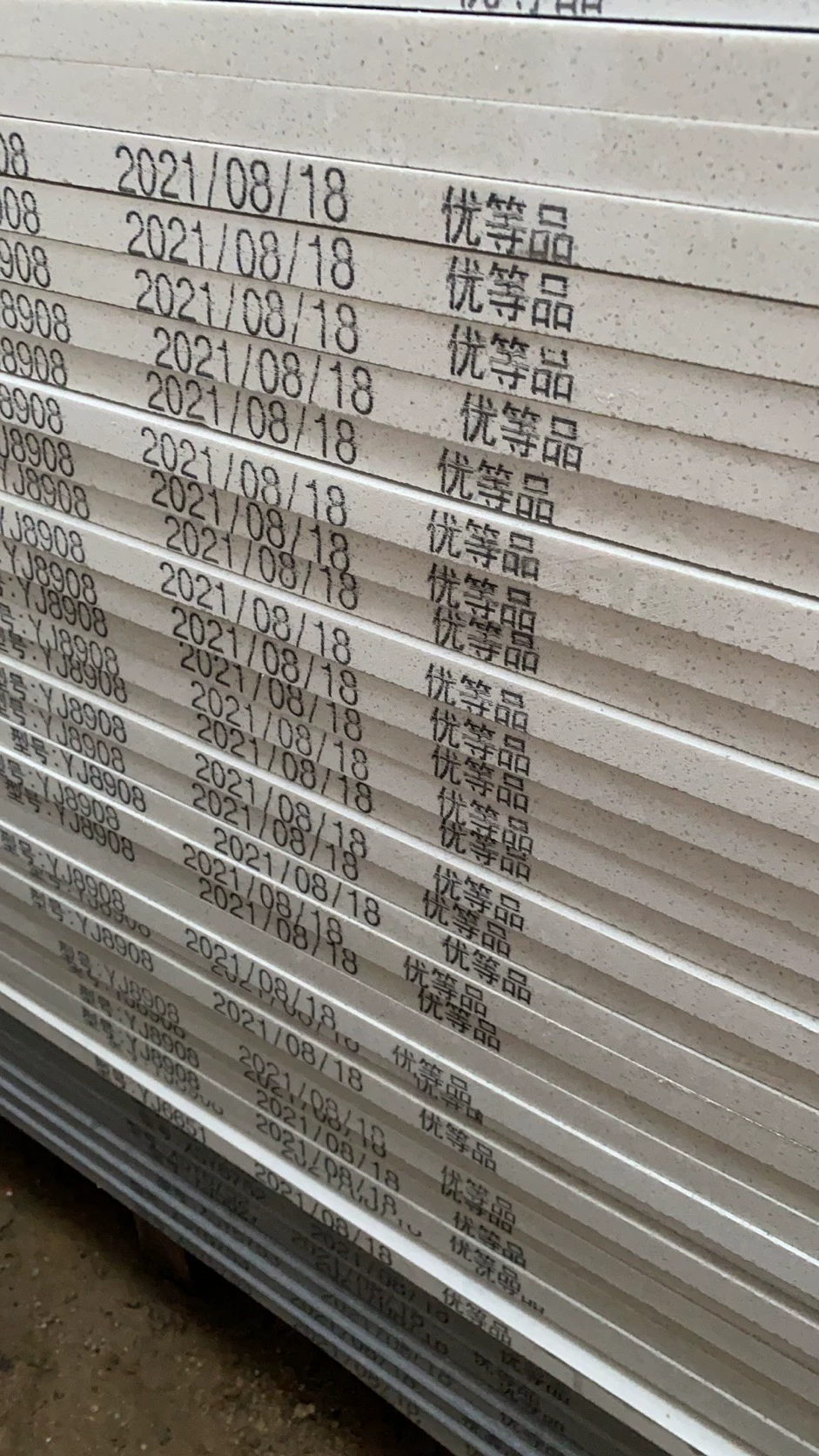 Quartz stone slab stock lot