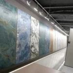 Amazon Green sintered stone slab, 1200x2400x9 mm
