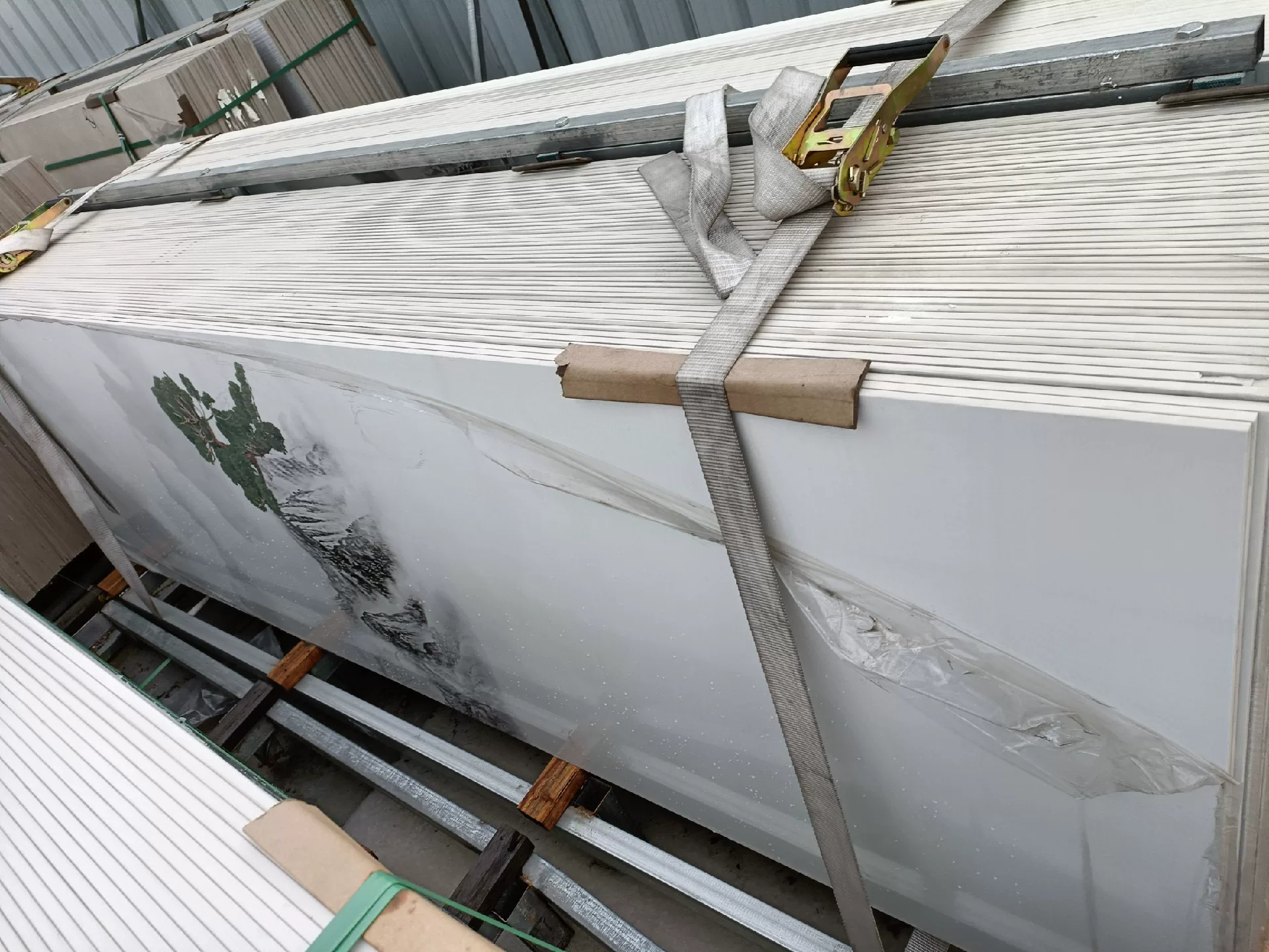 OCEANO sintered stone slab 800x2600mm landscape pattern view 4
