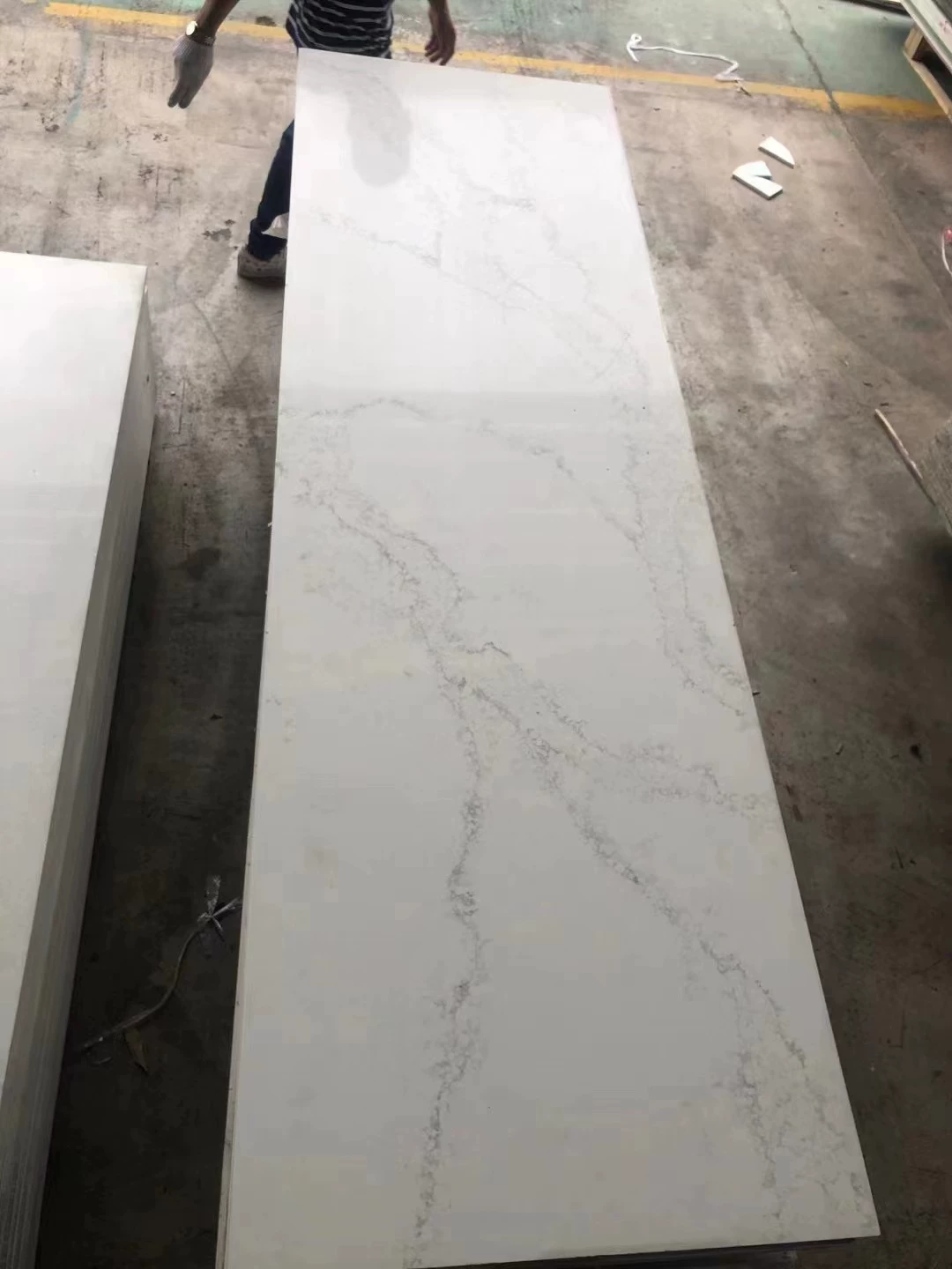Quartz stone slab edge detail 15mm