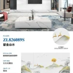 Glossy sintered stone slab 800x2600 mm