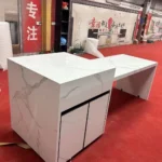 Sintered stone island countertop unit view 4