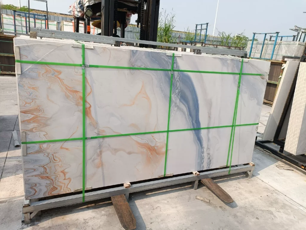Sintered stone slab 800x2600mm 9mm stock lot