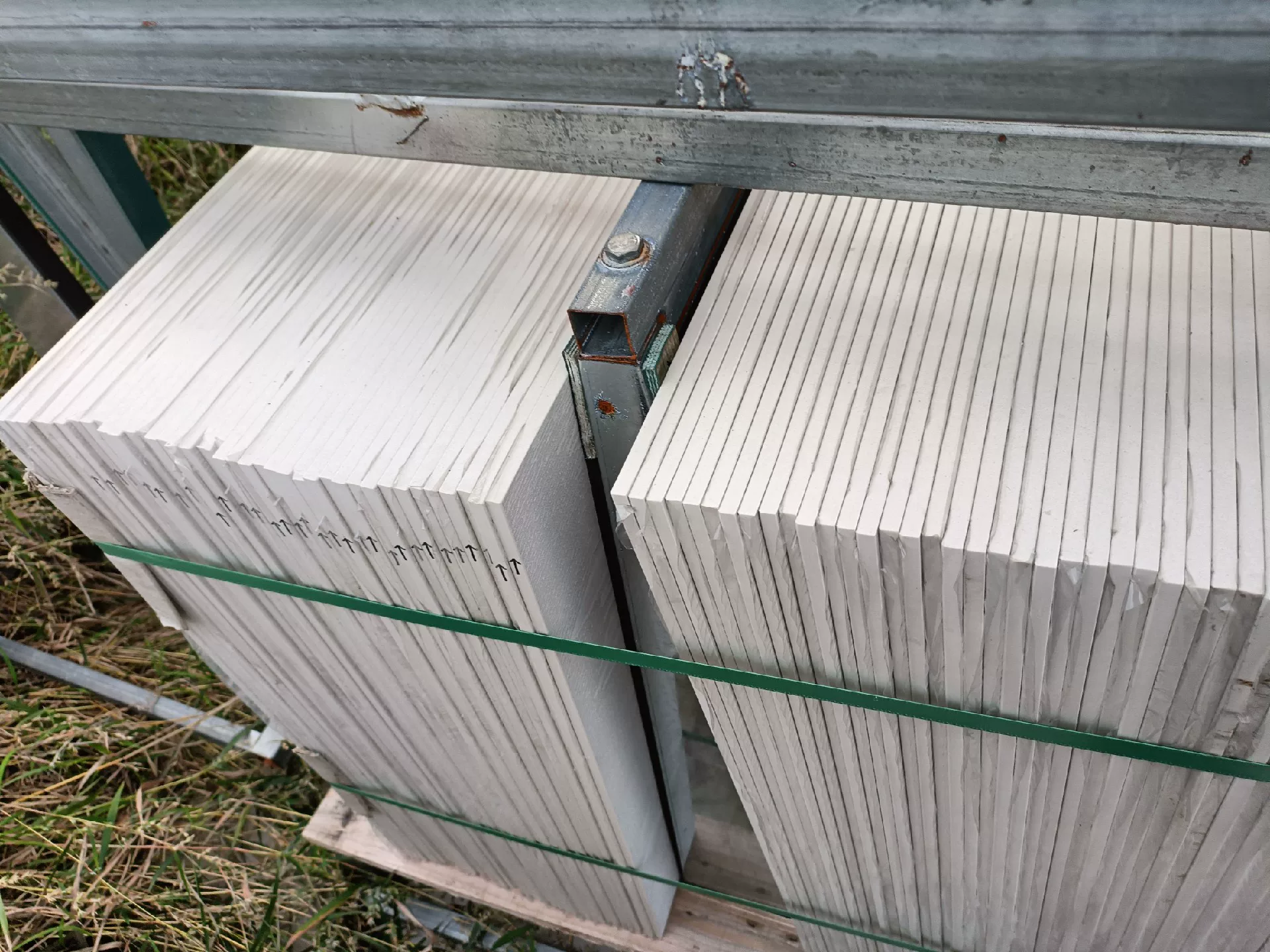 Slab stack or warehouse view