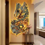 Sintered stone wall panel sample