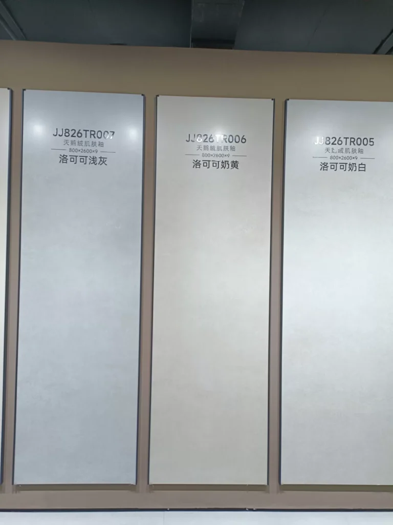 Sintered stone slab pure white matte or glossy finish