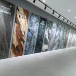 Sintered stone slab application example for wall or floor