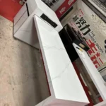 Sintered stone kitchen island unit alternate angle