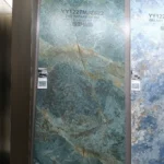 Amazon Green sintered stone slab, 1200x2400x9 mm