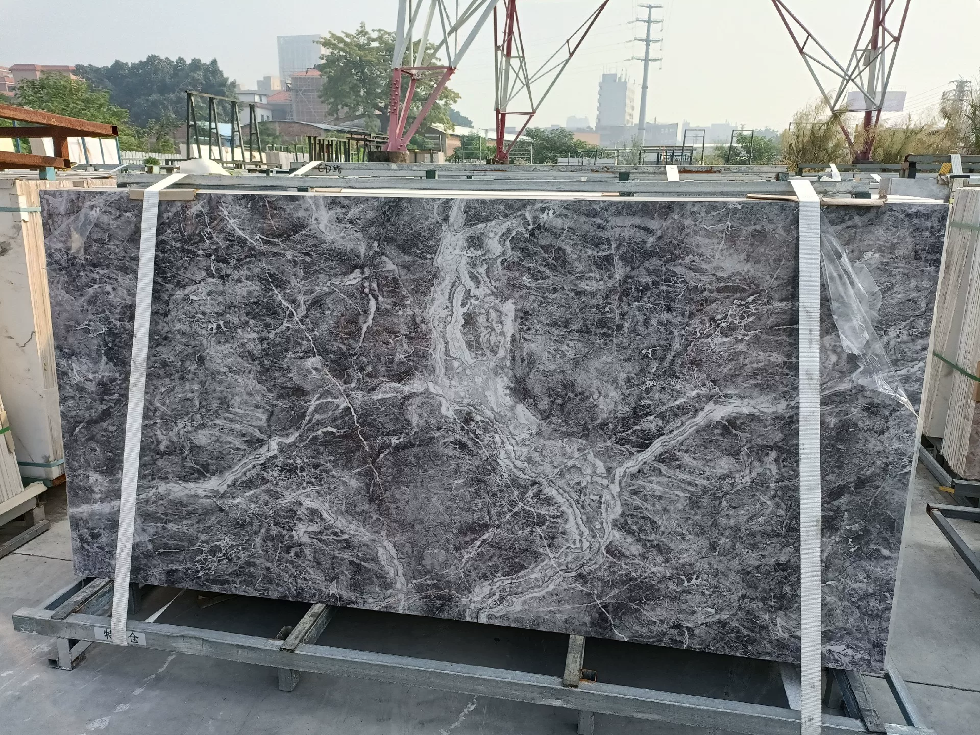 1200x2400x9mm sintered stone slab, luxury stone look