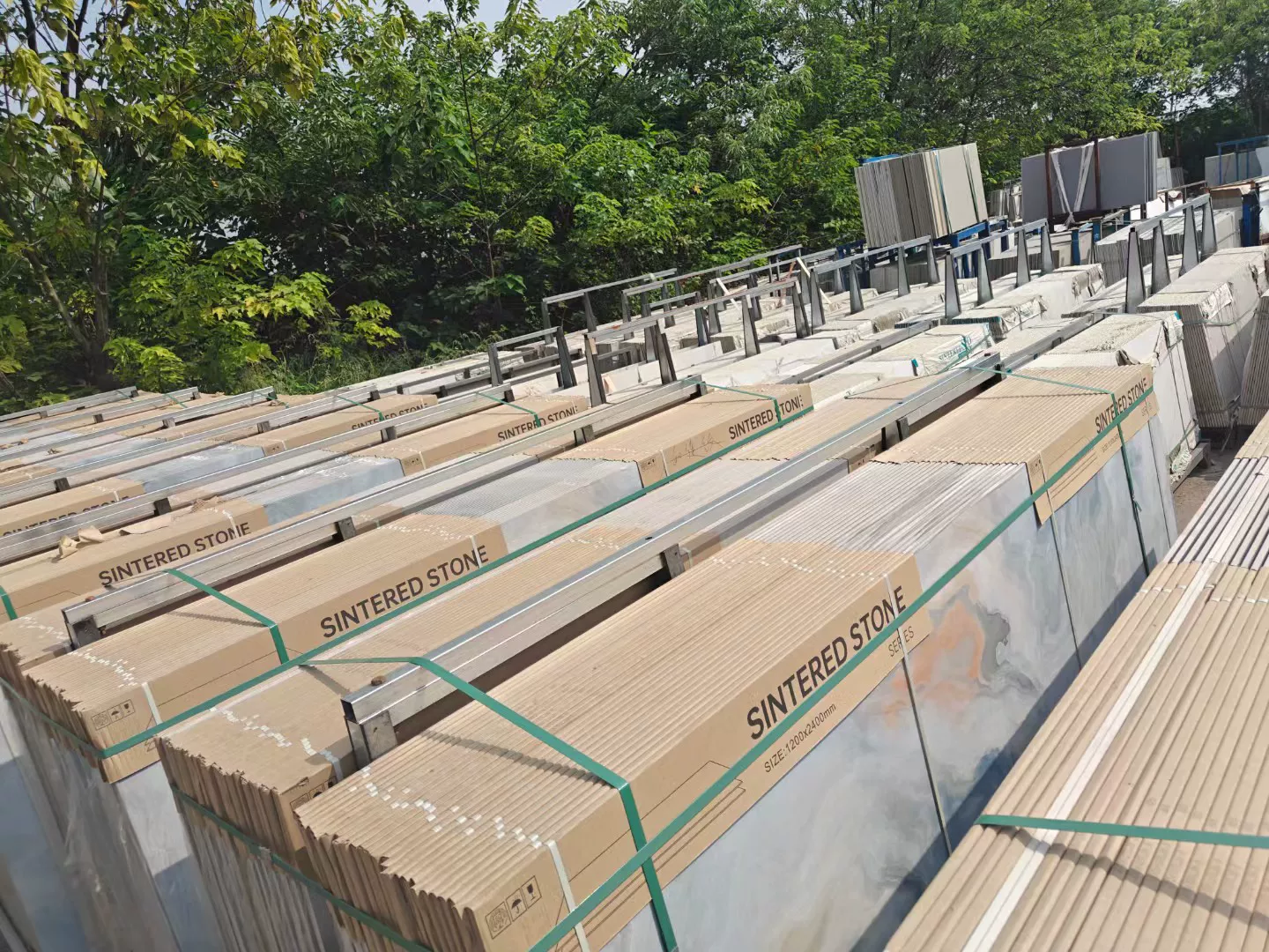 Sintered stone slab stock lot 1200x2400x9mm