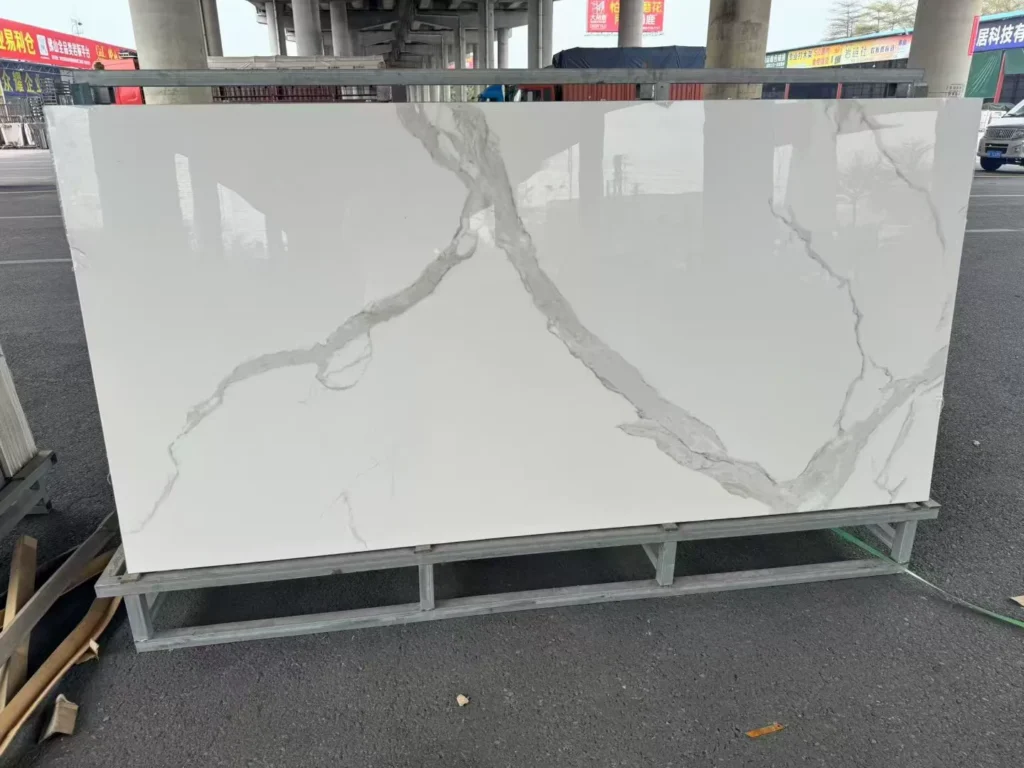 Glossy sintered stone slab 1200x2400x6 mm