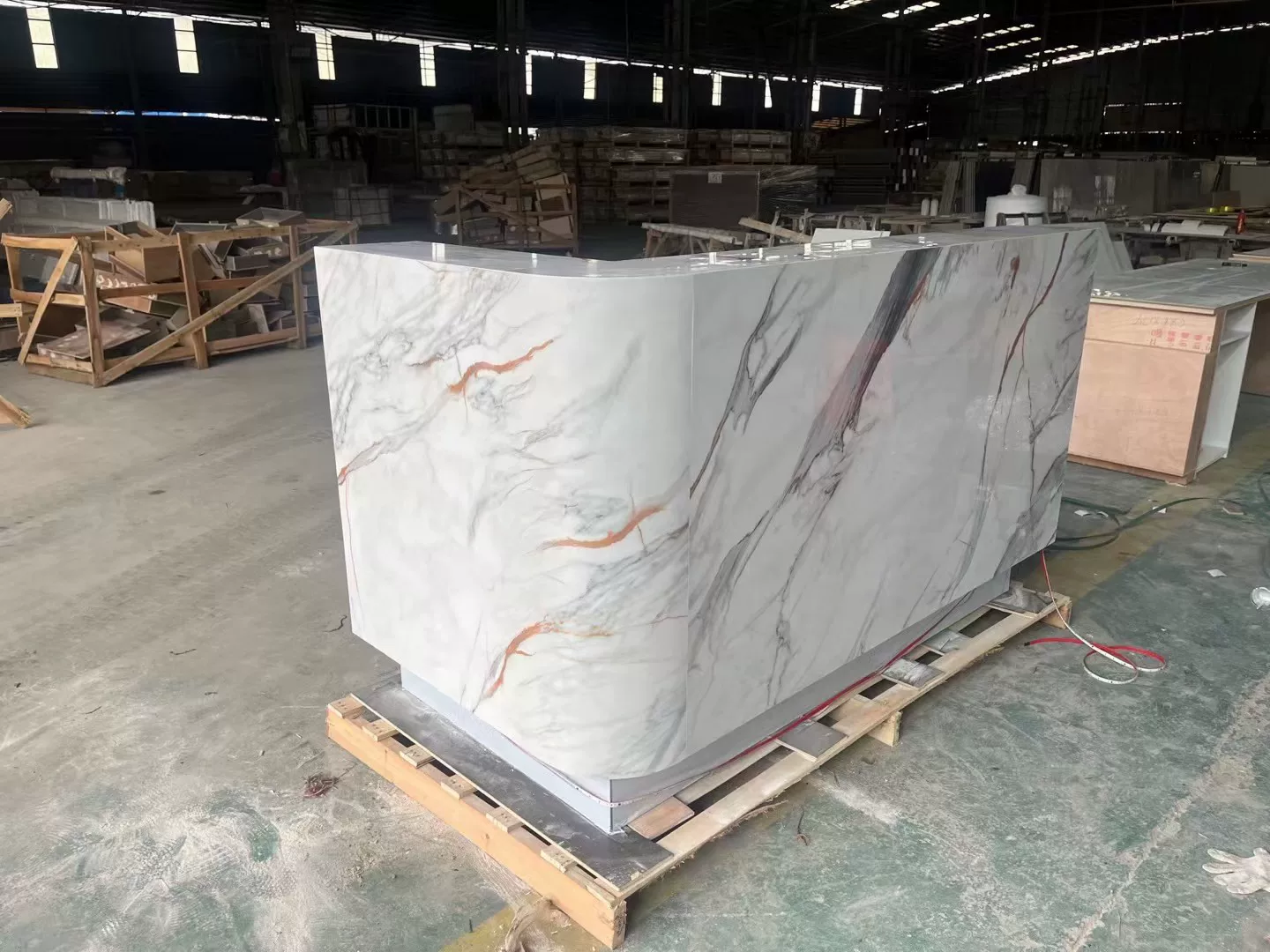Sintered stone custom fabrication example 4