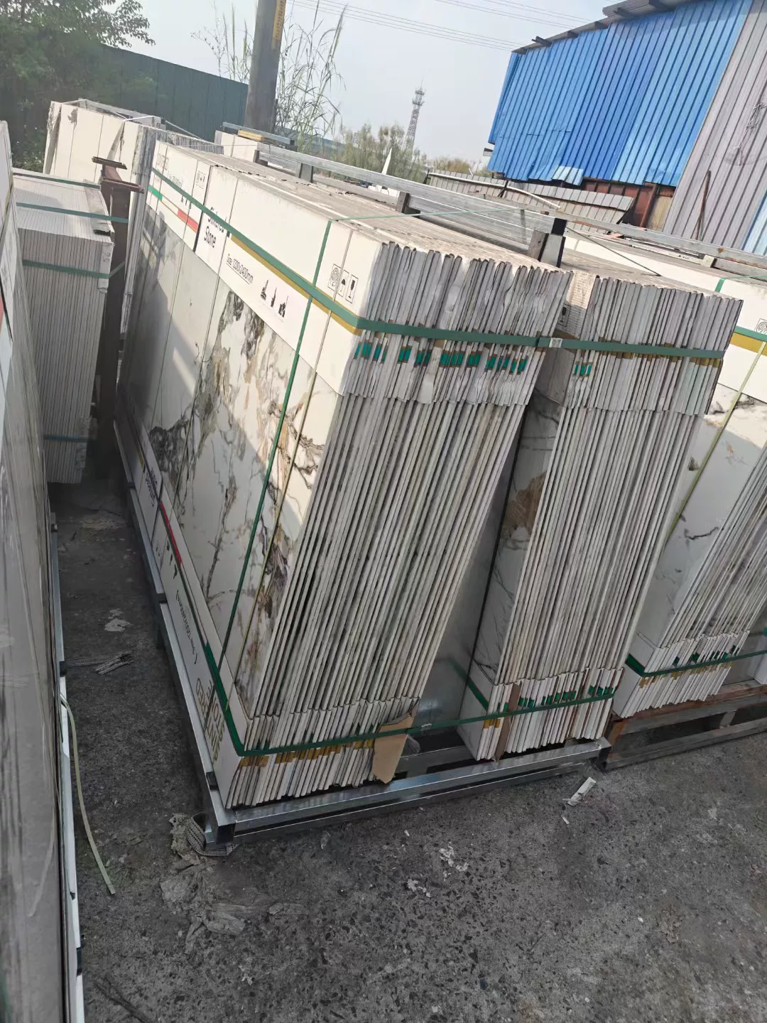 Sintered stone slab stock lot 1200x2400x9mm