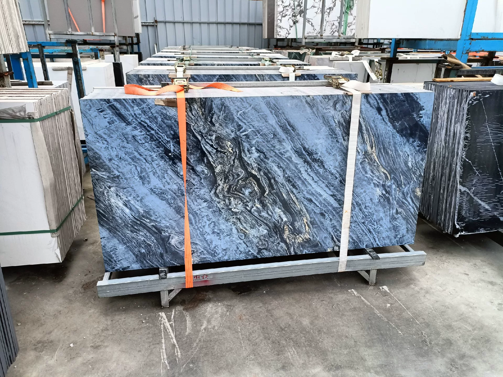 Sintered stone slab stock image