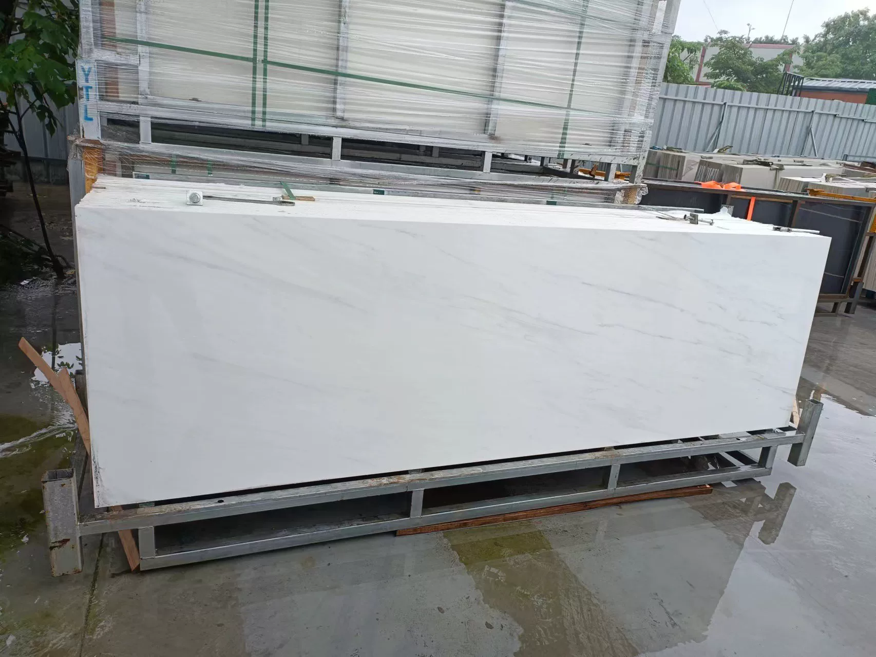 Sintered stone slab stock lot view 6